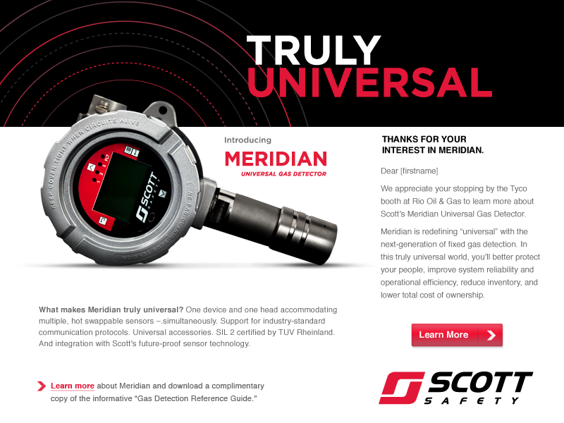 Email Ad for Scott Safety