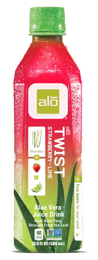 ALO Drink ALO Twist Strawberry and Lime flavor