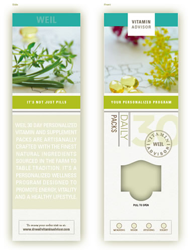 Weil Vitamin Advisor packaging